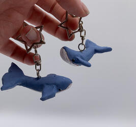 Whale Keychain