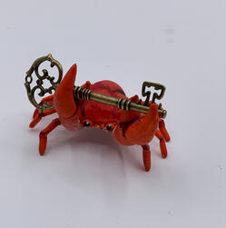 Crab with key